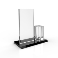 Acrylic desktop pedestal