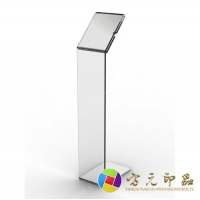 Acrylic desktop pedestal