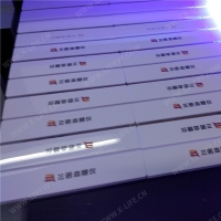 有机玻璃台卡UV打印logo