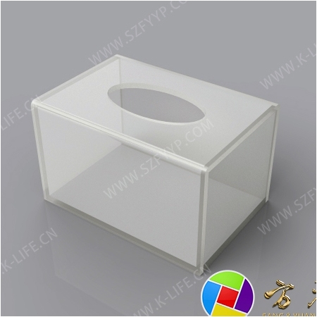 Acrylic paper towel box